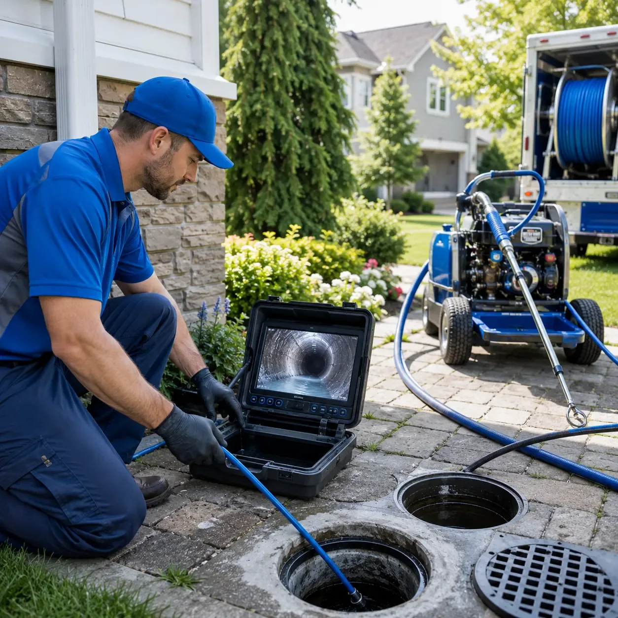 Outdoor drain cleaning professionals serving Seneca, WI